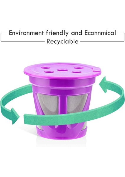 Doldurulabilir Kahve Kapsülü Yeniden Kullanılabilir Filtre, Makine K-Carafe Kahve Kapsülü Kabuğu Için 2.0 Kcup Için (Yurt Dışından) fırsatları