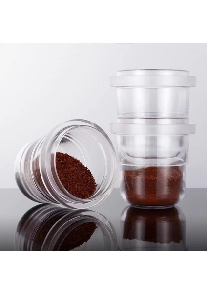 58 mm Dozaj Halkası Bira Kaseleri Kahve Koklama Kupa Toz Besleyici Tankı Kahve Sabotaj Espresso Cafe Aksesuarı (2 Adet) (Yurt Dışından)