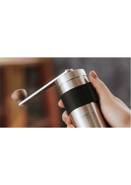 Taşınabilir Manuel Kahve Öğütücü - Yüksek Sertlik Konik Seramik Çapaklar Ince Toz Ayarlı Paslanmaz Çelik El (Yurt Dışından) indirimleri