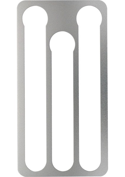 Vertuoline Kahve Kapsülü Pod Tutucu Için Duvara Monte Kahve Kapsülü Tutucu Alüminyum Braket Tutucu, Gümüş (Yurt Dışından)