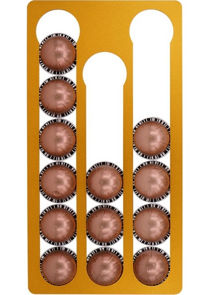 Vertuoline Kahve Kapsülü Pod Tutucu Için Duvara Monte Kahve Kapsülü Tutucu Alüminyum Braket Tutucu, Gümüş (Yurt Dışından) modelleri