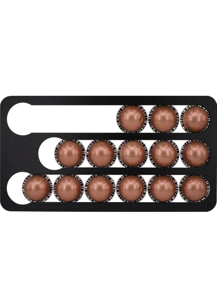 Vertuoline Kahve Kapsülü Pod Tutucu Için Duvara Monte Kahve Kapsülü Tutucu Alüminyum Braket Tutucu, Gümüş (Yurt Dışından) indirimleri