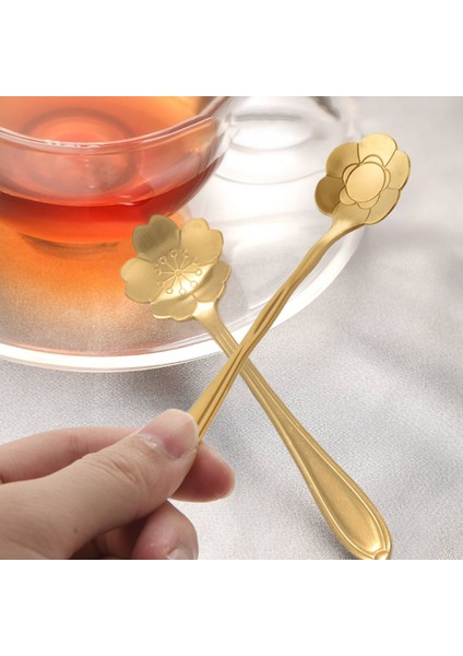 8 Adet Çiçek Kaşığı Kahve Çay Kaşığı Seti Paslanmaz Çelik Çiçek Tatlı Kaşığı Şeker Kaşığı Sofra Takımı Mutfak Cafe Veya Bar (Yurt Dışından) fırsatları