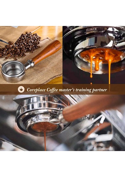 51MM Espresso Makinesi EC680/EC685 Için Dipsiz Kahve Dolabı, Tabansız Filtre Tutucu, Ahşap Kahve Sapı (Yurt Dışından) fırsatları