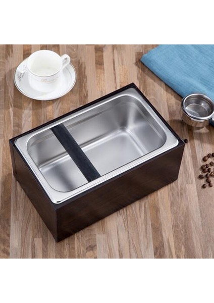 Paslanmaz Çelik Espresso Kahve Tokmak Kutusu Kabı Kahve Telvesi Varil Kahve Aksesuarları, Kahve Tokmak Kutusu Konteyneri Kahve Telvesi, Çıkarılabilir Kahve Telvesi Kabı (Yurt Dışından) fırsatları