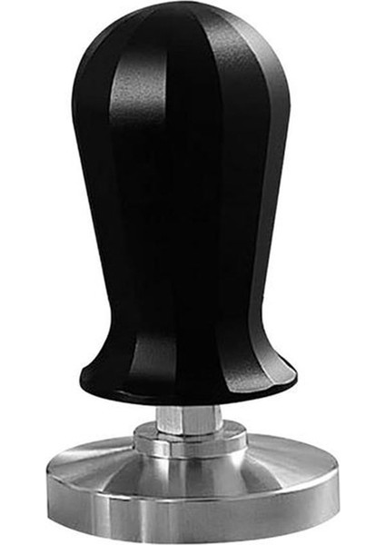 53MM Espresso Kahve Sabotaj Paslanmaz Çelik Düz Taban Kahve Tozu Pres Çekiç Sabit Yay Basıncı ile A (Yurt Dışından)