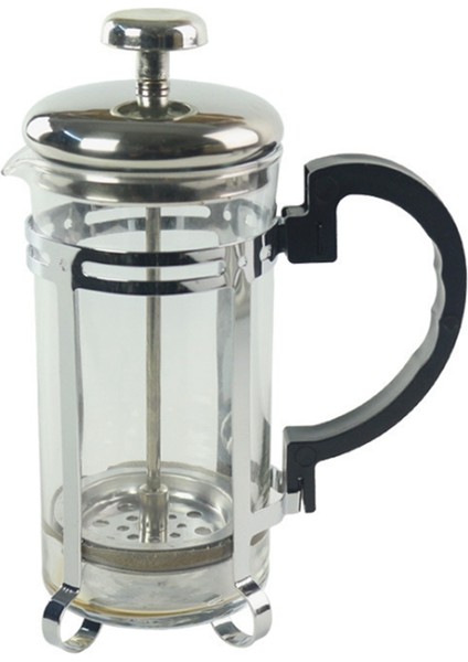 Cezve Basınçlı Kap Paslanmaz Çelik Filtre Çay Demleme Potu 600 ml Yüksek Borosilikat Kalın Cam Pot (Yurt Dışından)