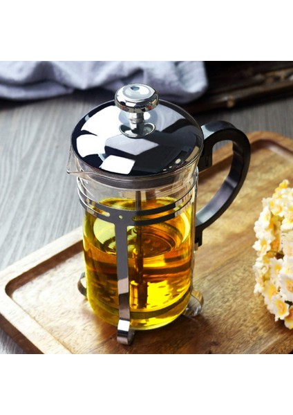 Cezve Basınçlı Kap Paslanmaz Çelik Filtre Çay Demleme Potu 600 ml Yüksek Borosilikat Kalın Cam Pot (Yurt Dışından) fiyatları