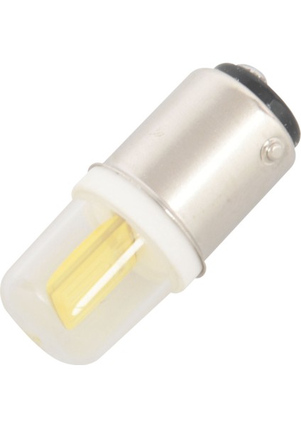 BA15D LED Ampul 3W 110V 220V Ac Karartmayan 300 Lümen Cob 1511 LED Lamba Beyaz Avize Dikiş Makinesi Için Sıcak Beyaz (Sıcak Beyaz) (Yurt Dışından)