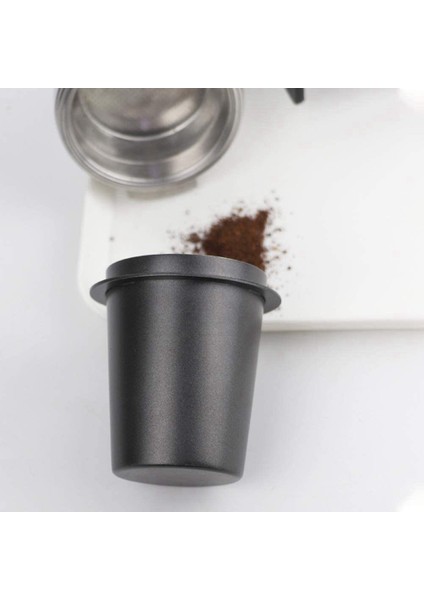 Kahve Dozaj Bardağı, Paslanmaz Çelik Dozaj Bardağı Toz Besleyici Bardak Parçası Espresso Kahve Makinesi Aksesuarları (Gümüş) (Yurt Dışından) indirimleri
