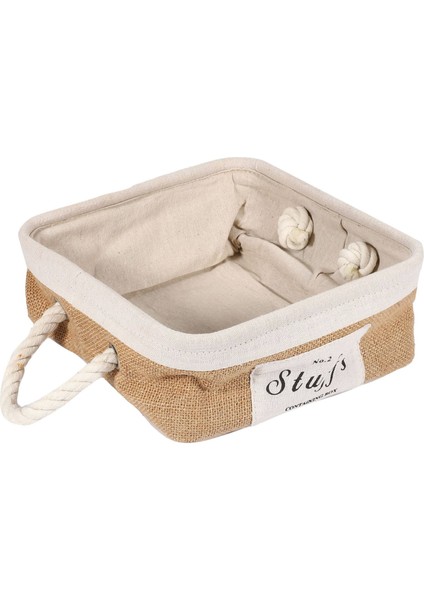 Iskandinav Tarzı Eva Saklama Kutusu Kalınlaşma Japonya ve Güney Kore Basit Yama Maddeleri Pamuk Masa Üstü Saklama Kutusu (S) (Yurt Dışından) fırsatları