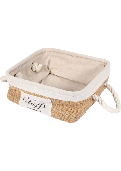 Iskandinav Tarzı Eva Saklama Kutusu Kalınlaşma Japonya ve Güney Kore Basit Yama Maddeleri Pamuk Masa Üstü Saklama Kutusu (S) (Yurt Dışından) indirimleri