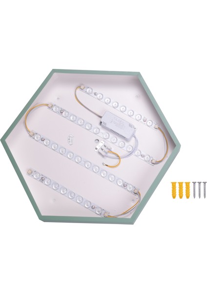 Yuvarlak Macaron Tavan Işık Iskandinav Modern LED Tavan Lambası Oturma Odası Yatak Odası Armatür Sundurma Koridor Koridor-Gri (Yurt Dışından)