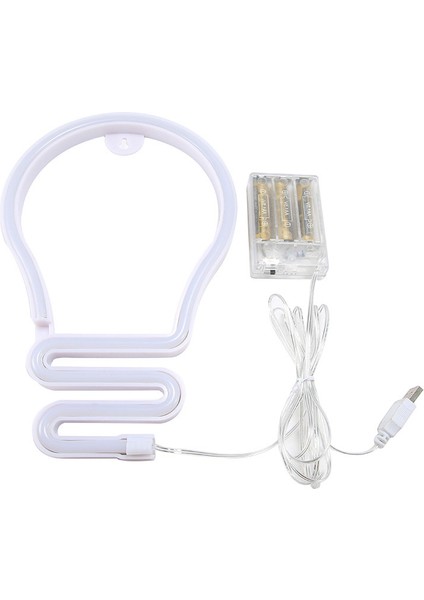 LED Neon Burcu Gece Lambası Sanat Dekoratif Işıklar Plastik Duvar Lambası Çocuklar Için Bebek Odası Tatil Aydınlatma Noel Partisi -Pembe (Yurt Dışından)
