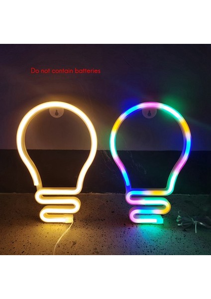 LED Neon Burcu Gece Lambası Sanat Dekoratif Işıklar Plastik Duvar Lambası Çocuklar Için Bebek Odası Tatil Aydınlatma Noel Partisi -Pembe (Yurt Dışından)