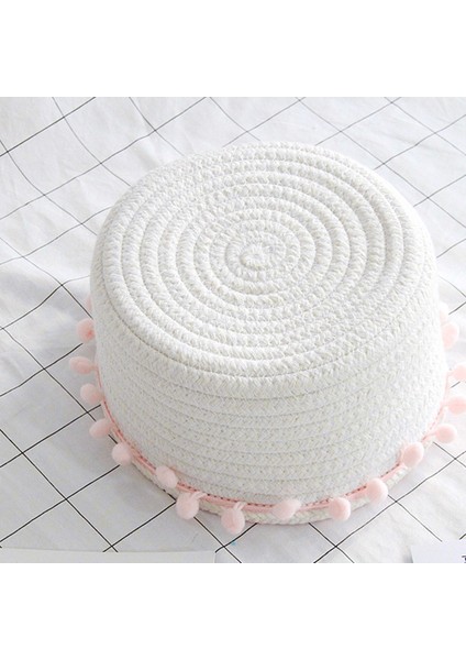 2 Parça Pamuk Halat Depolama Sepeti Dokuma Iskandinav Basit Masaüstü Enkaz Pamuk Ipliği Saklama Kutusu (Yurt Dışından) fiyatları