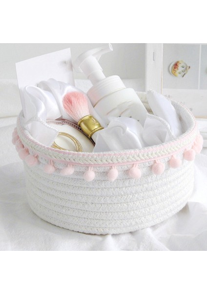 2 Parça Pamuk Halat Depolama Sepeti Dokuma Iskandinav Basit Masaüstü Enkaz Pamuk Ipliği Saklama Kutusu (Yurt Dışından) modelleri