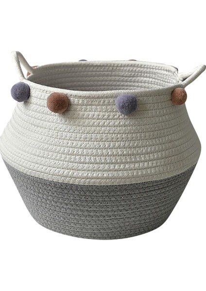 Dokuma Pamuk Halatlı Sepet, Kirli Giysiler, Oyuncaklar, Yatak Odasında, Oturma Odasında ve Çocuk Odasında Battaniye Saklama Alanı, Xl (Yurt Dışından)