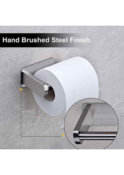 Duvara Montaj Tuvalet Kağıdı Tutucu Paslanmaz Çelik Banyo Mutfak Rulo Kağıt Rafı Doku Havlu Aksesuarları Raf Tutucular (Yurt Dışından) fiyatları