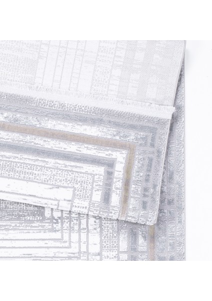 Sirius Collectıon Gri Modern Saçaklı Yumuşak Dokuma Makine Halısı Salon Oturma Odası Mutfak Koridor modelleri