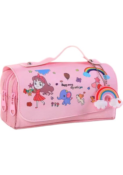 Büyük Kapasiteli Kalem Kalem Kutusu Ofis Koleji Okul Büyük Depolama Yüksek Kapasiteli Çanta Kılıfı Tutucu Kutusu Organizatör (Yurt Dışından)