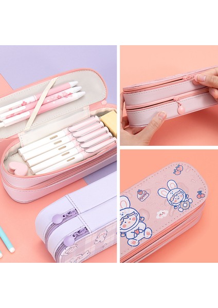 Büyük Kapasiteli Kalem Kalem Kutusu Ofis Koleji Okul Büyük Depolama Yüksek Kapasiteli Çanta Kılıfı Tutucu Kutusu Organizatör (Yurt Dışından) fiyatları