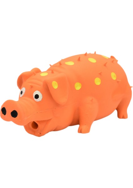 Gıcırdayan Domuz Köpek Oyuncağı, Mırlayan Domuz Köpek Oyuncağı, Küçük ve Orta Boy Köpekler Için Homurdanma, Dayanıklı Kauçuk Domuz Gıcırdayan Köpek Yavrusu Çiğneme Oyuncağı, Lateks (Yurt Dışından)