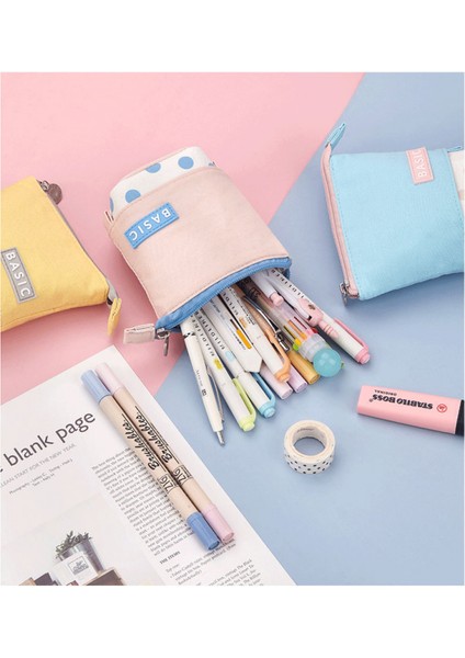 Açılan Dalga Noktası Kalem Kutusu, Büyük Kapasiteli Tuval, Öğrenci Sevimli Kalem Kutusu, Değişken Geri Çekilebilir Yaratıcı Kalem Tutucu (Yurt Dışından) fırsatları