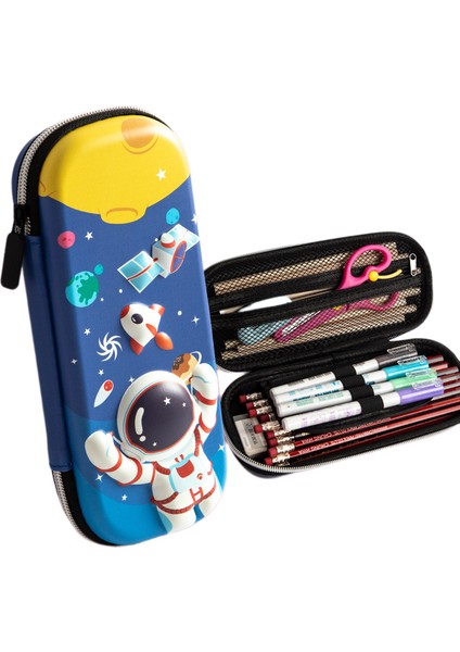 Çocuk Kalem Kutusu Saklama Kutusu 3D Kompozit Film Kalem Kutusu Su Geçirmez Büyük Kapasiteli Kılıf (Yurt Dışından)