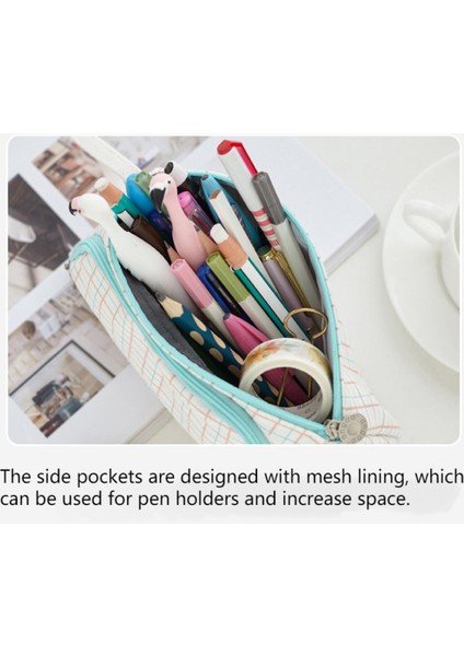 Öğrenciler Için Basit Yaratıcı Kalem Kutusu Tuval Çok Katmanlı Büyük Kapasiteli Kırtasiye Çantası (Yurt Dışından) modelleri
