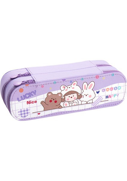 Büyük Kapasiteli Kalem Kalem Kutusu Ofis Koleji Okul Büyük Depolama Yüksek Kapasiteli Çanta Kılıfı Tutucu Kutusu Organizatör (Yurt Dışından)