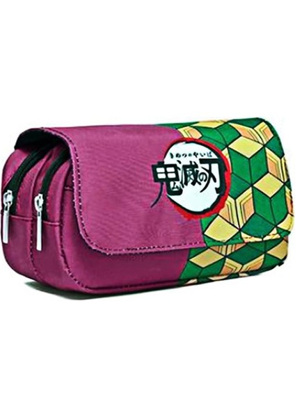 Demon Slayer Kalem Kutusu Karikatür Büyük Kapasiteli Okul Çantası Öğrenci Kırtasiye Çantası Kalem Kutusu Okul Ofis 20 10 7.5cm A Okula Dönüş Malzemeleri (Yurt Dışından) fiyatları