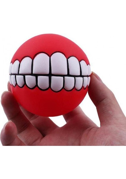 Yaratıcı Diş Desen Topu Çok Kullanımlı Çiğneme Sesi Gülümseme Topu Pet Cızırtılı Ses Çalma Oyuncak Rastgele Renk (Yurt Dışından) modelleri