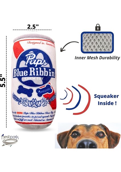 Pup Light ve Pups Blue Ribbon - Komik Köpek Oyuncakları - Orta, Küçük ve Büyük Için Peluş Cırlak Köpek Oyuncakları - Köpeğin Doğum Günü Için Sevimli Köpek Hediyeleri - Havalı Doldu (Yurt Dışından) modelleri