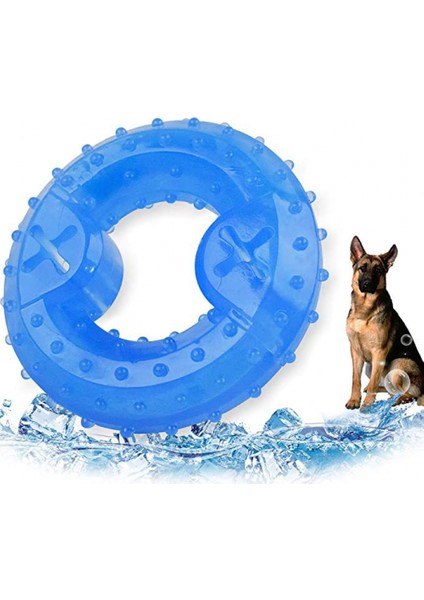 Köpekler Için Pet Diş Kaşıyıcı Soğutma Çiğneme Oyuncak Yavru Köpekler Için Diş Çıkarma Oyuncak, Daha Fazla Eğlence Için Ikramlarla Uyumlu (Çiğneme Halkası) (Yurt Dışından)