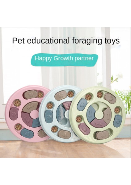 Köpek Maması Döner Tabla Yeme Boğulma Önleyici Gereçler Köpek Kasesi (C-Pembe) (Yurt Dışından) fiyatları