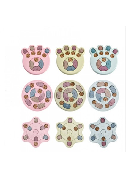 Köpek Maması Döner Tabla Yeme Boğulma Önleyici Gereçler Köpek Kasesi (A-Pembe) (Yurt Dışından) modelleri