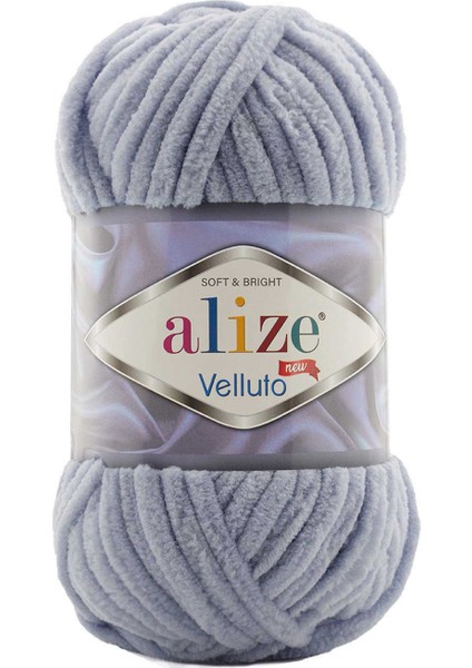 5 Adet Alize Velluto 87 El Örgü Ipi 100 Gr.