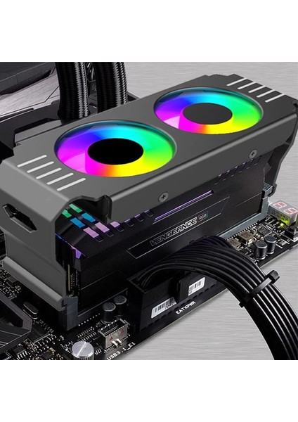 Argb Fan Pwm Sıcaklık Kontrolü Tam Platform Ddr4/5 Bellek Hız Aşırtma Radyatörü (Yurt Dışından) fiyatları
