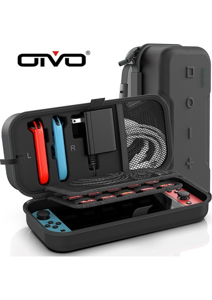 Nintendo Switch OLED Konsolu Için Düşmeyi Önleyen Taşınabilir Saklama Çantası-Mor (Yurt Dışından)