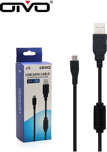 Ps4/slim/pro Oyun Kumandası USB Veri Kablosu 2m-Siyah (Yurt Dışından)