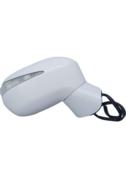 Dış Dikiz Aynası Honda Civic 2006-2012 Elektrikli, Sinyalli, Manuel Katlanır, Beyaz Kapak, 5 Pin