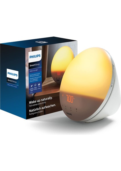 HF3531/01 Uyandırma Işığı (Gündoğumu Ekranı Işlevi, Dokunmatik Ekran, 7 Zil Sesi