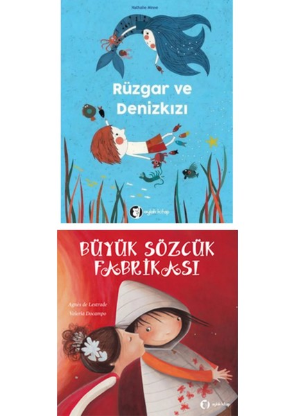 2 Kitap Set - Büyük Sözcük Fabrikası - Rüzgar ve Deniz Kızı