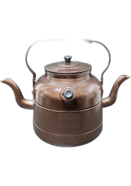 Çift Taraflı Osmanlı Muhabbet Çaydanlığı. 3+1 Litre Orta Boy No 22