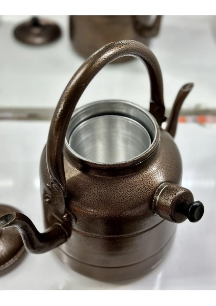 Çift Taraflı Osmanlı Muhabbet Çaydanlığı. 3+1 Litre Orta Boy No 22