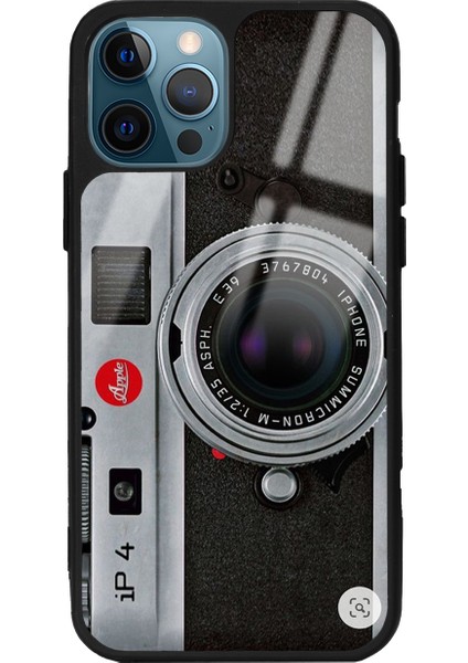 Apple iPhone 12 Pro Max Lens Tasarımlı Glossy Telefon Kılıfı