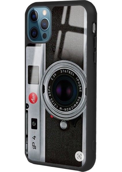 Apple iPhone 12 Pro Max Lens Tasarımlı Glossy Telefon Kılıfı