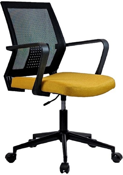 Mesh Çalışma Koltuğu Sarı