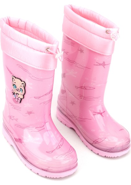 Kışlık Kız Çocuk Içi Sıcak Astarlı Su Geçirmez Yağmur Bot Çizme modelleri